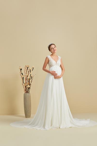 Umstandsbrautkleid  T222023U